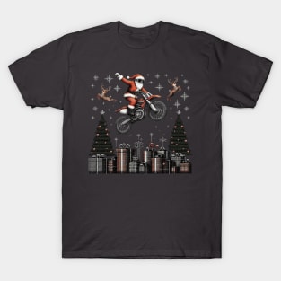 Biker Santa at Christmas vacation T-Shirt